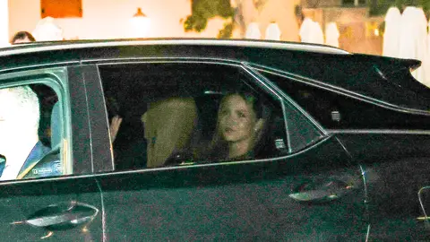 La princesa Leonor llegando al palacio de El Pardo el día de su cumpleaños La princesa Leonor llegando al palacio de El Pardo el día de su cumpleaños