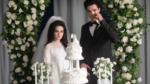 Cailee Spaeny y Jacob Elordi en Priscilla