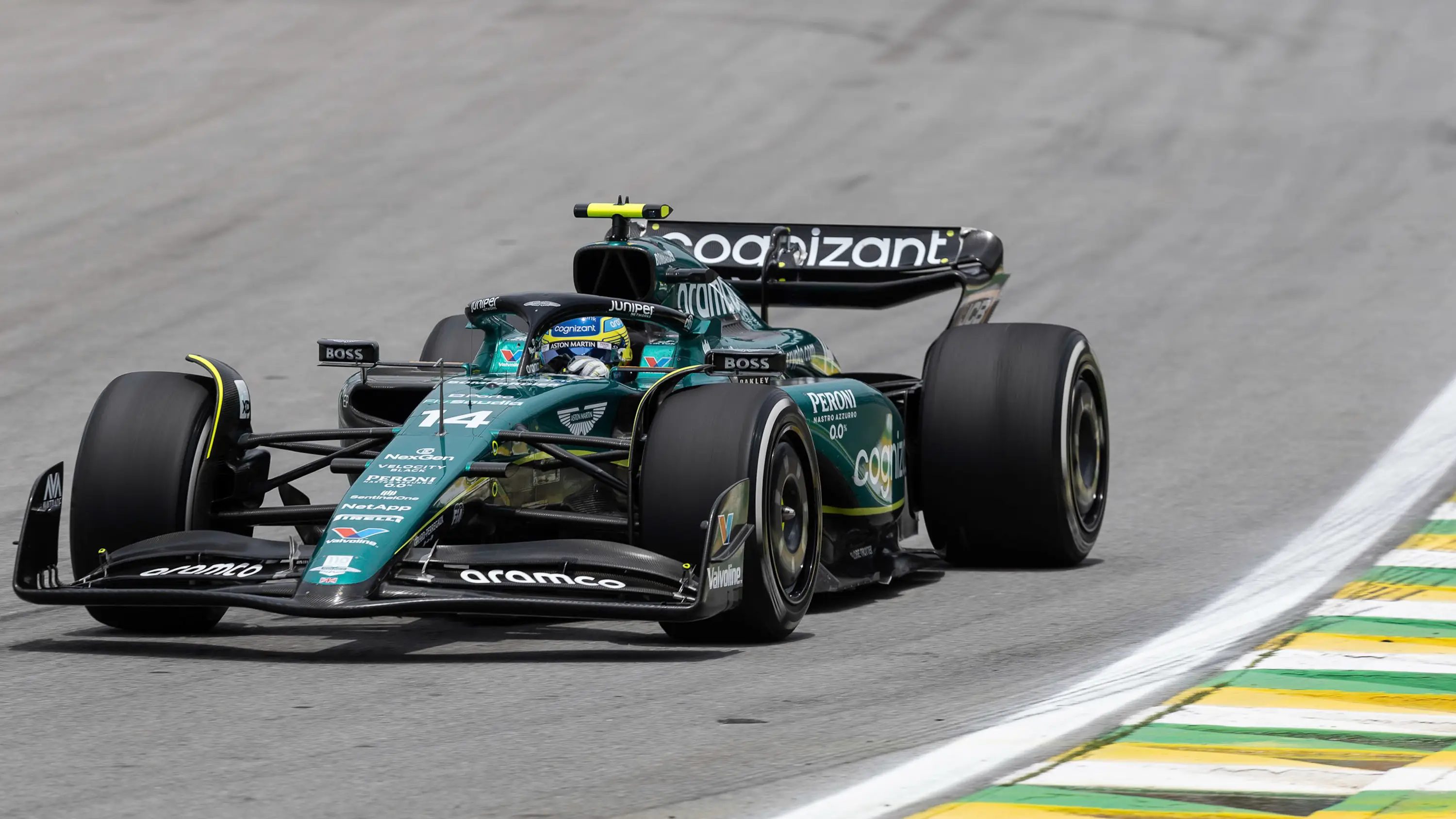 Fernando Alonso en el GP de Brasil Fernando Alonso en el GP de Brasil