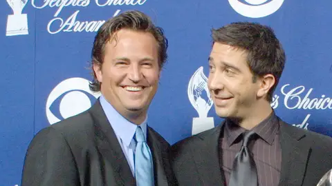 Matthew Perry y David Schwimmer Matthew Perry y David Schwimmer