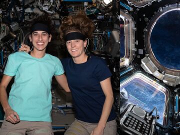 Las ingenieras de la NASA Jasmin Moghbeli and Loral O'Hara, pertenecientes a la Expedición 70.