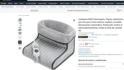 Calentador eléctrico de pies Calentador eléctrico de pies