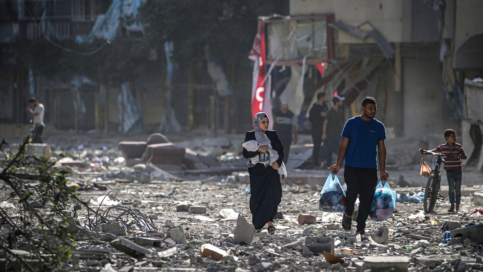 VÍDEO: Los 60 segundos que muestran la crudeza de un mes de guerra entre Israel y Hamás