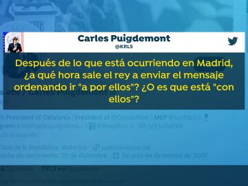 Tuit Puigdemont
