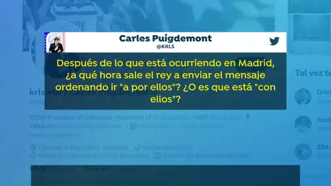 Tuit Puigdemont Tuit Puigdemont