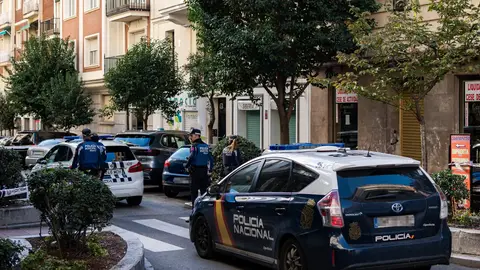 Policía Nacional en la zona donde del disparo a Vidal-Quadras