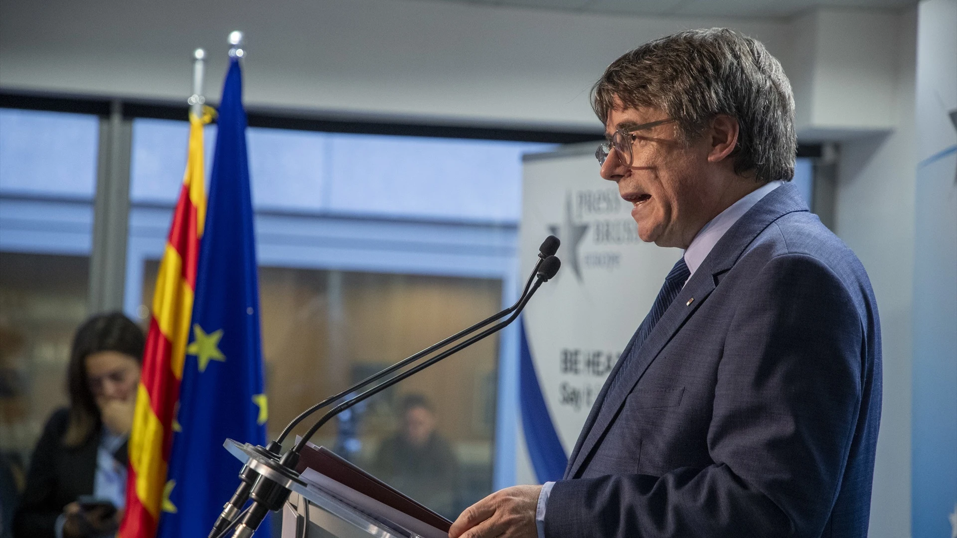 El expresidente de la Generalitat y eurodiputado de Junts, Carles Puigdemont El expresidente de la Generalitat y eurodiputado de Junts, Carles Puigdemont