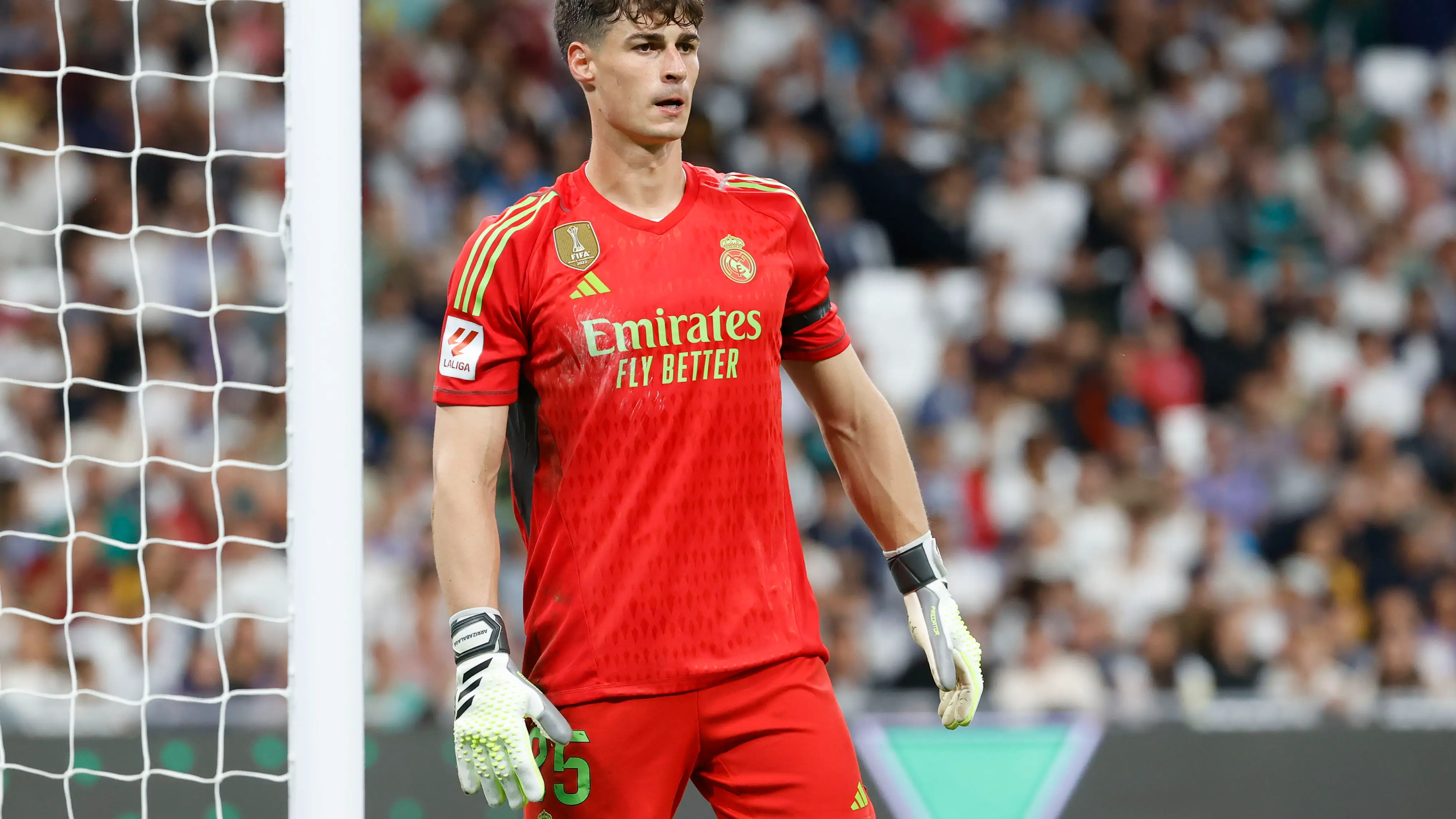 Kepa Arrizabalaga, en un partido con el Real Madrid Kepa Arrizabalaga, en un partido con el Real Madrid