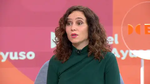 Ayuso en 'Espejo Público' Ayuso en 'Espejo Público'