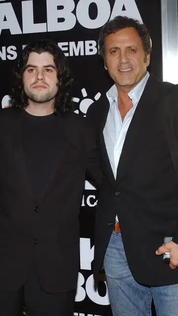 Premier mundial de Rocky Balboa en Hollywood con Sage Stallone y su tío Frank Stallone Premier mundial de Rocky Balboa en Hollywood con Sage Stallone y su tío Frank Stallone
