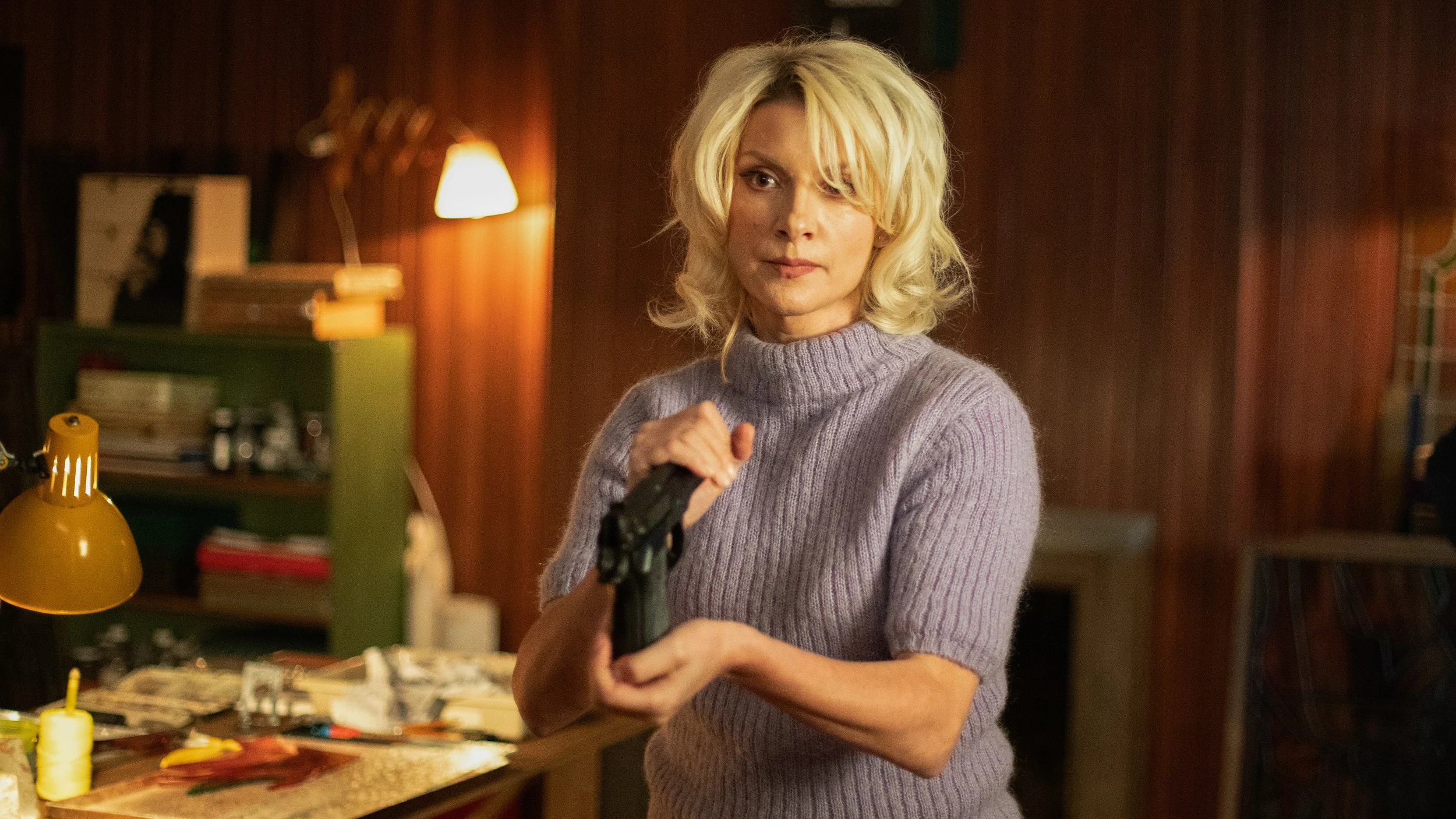 Najwa Nimri como Gloria en la temporada 2 de Sagrada Familia Najwa Nimri como Gloria en la temporada 2 de Sagrada Familia