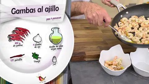 Ingredientes gambas al ajillo Ingredientes gambas al ajillo