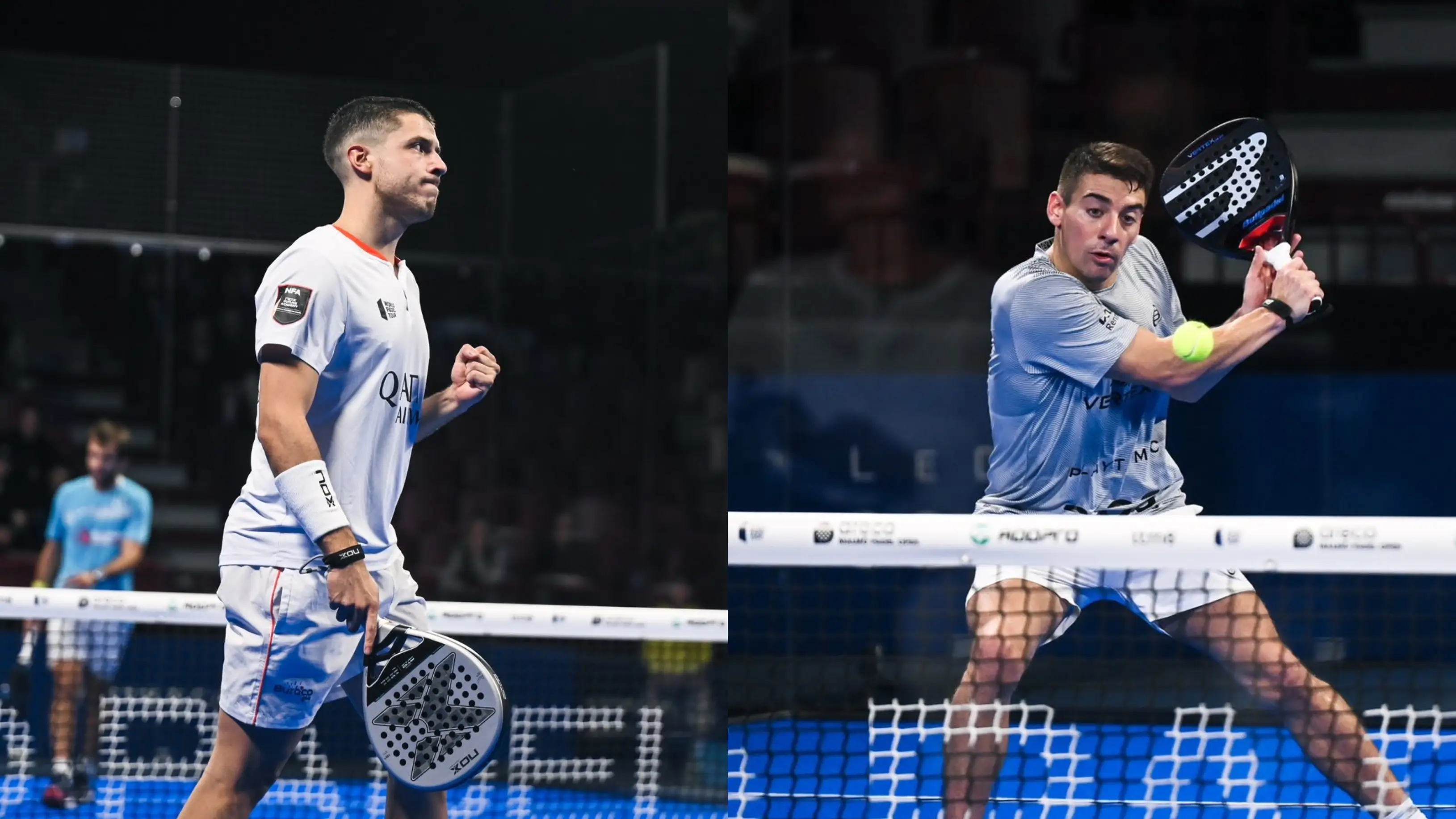 Agustín Tapia y Martín de Nenno, en el Malmö Open Agustín Tapia y Martín de Nenno, en el Malmö Open