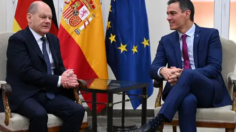 Sánchez con el canciller alemán Olaf Scholz en Málaga Sánchez con el canciller alemán Olaf Scholz en Málaga