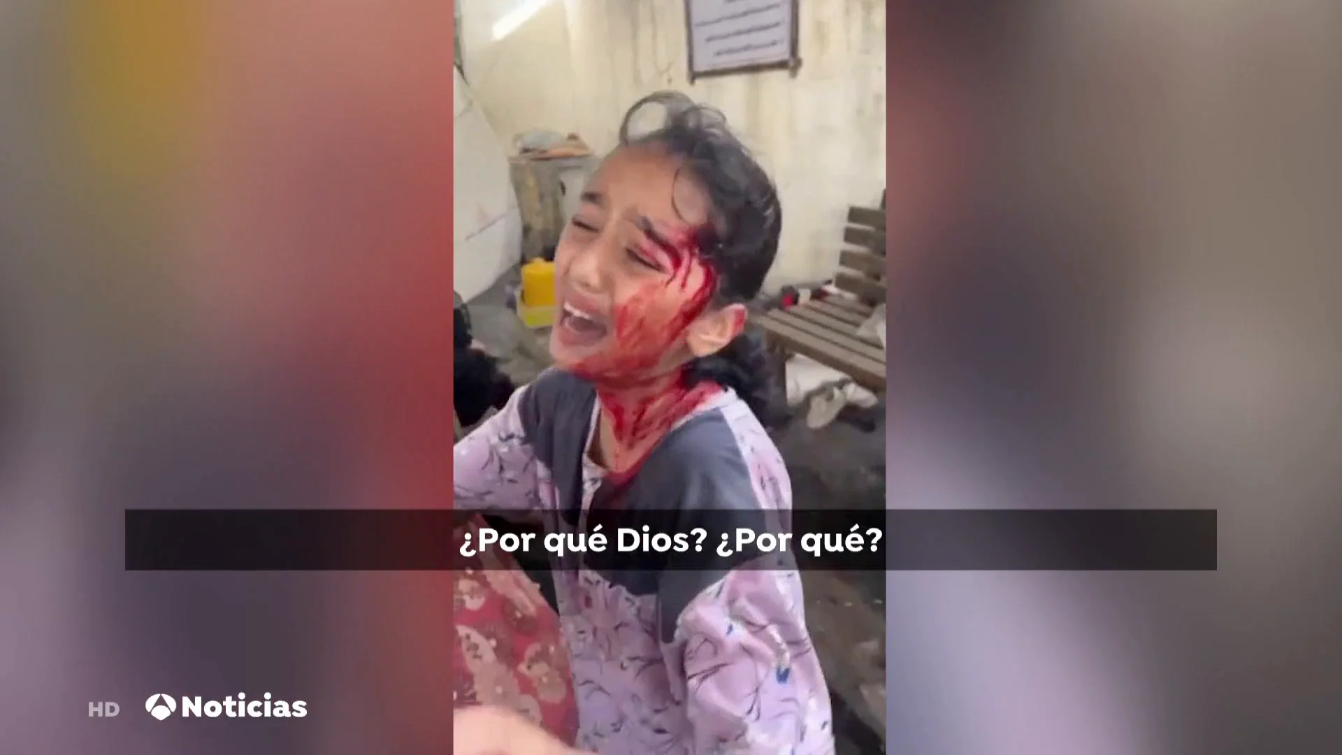 "¿Por qué, Dios mío?", el grito desesperado de una niña tras el ataque de Israel a un hospital de Gaza "¿Por qué, Dios mío?", el grito desesperado de una niña tras el ataque de Israel a un hospital de Gaza