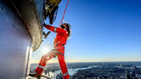 Jared Leto escala el Empire State Building Jared Leto escala el Empire State Building