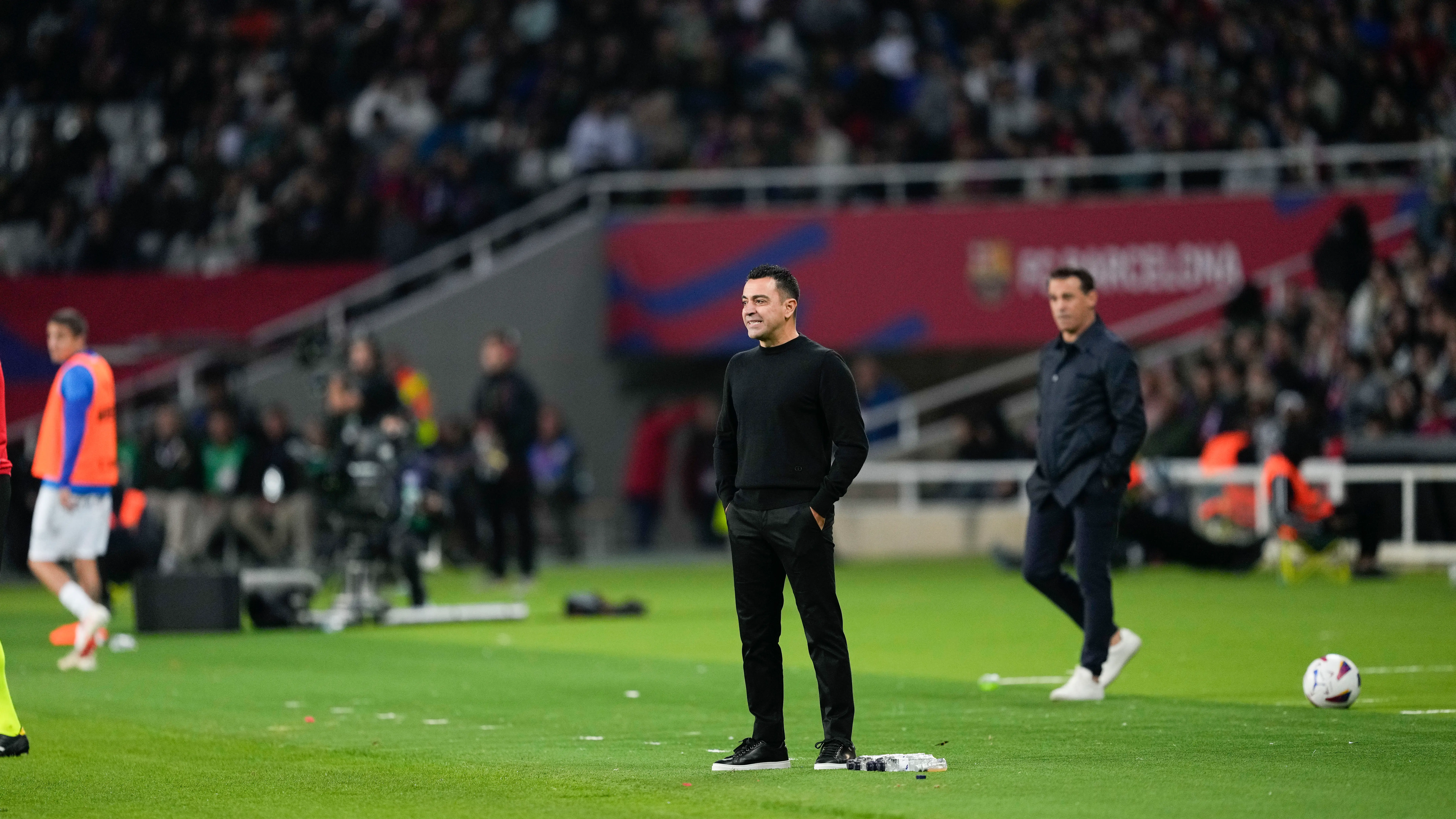 Xavi Hernández, en el partido ante el Alavés Xavi Hernández, en el partido ante el Alavés