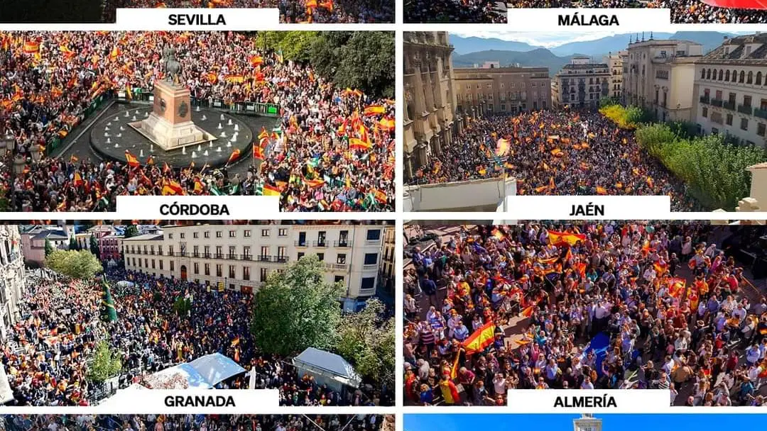 Protestas en toda España Protestas en toda España