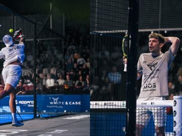 Ale Galán y Franco Stupaczuk en la final del Malmö Open
