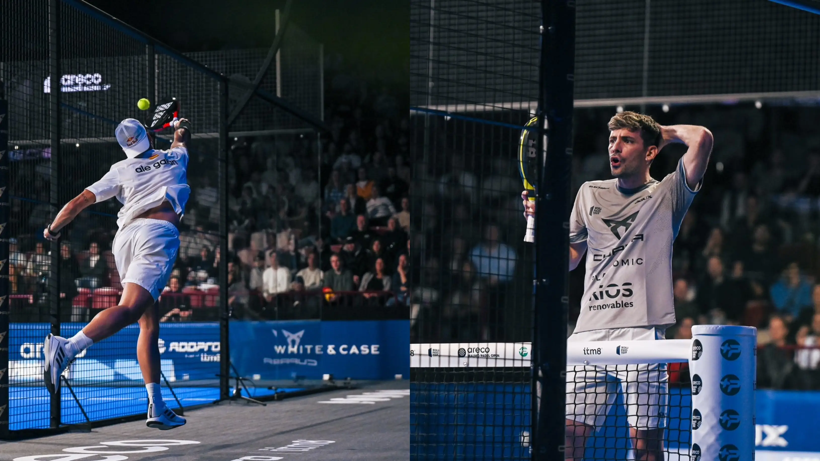 Ale Galán y Franco Stupaczuk en la final del Malmö Open Ale Galán y Franco Stupaczuk en la final del Malmö Open