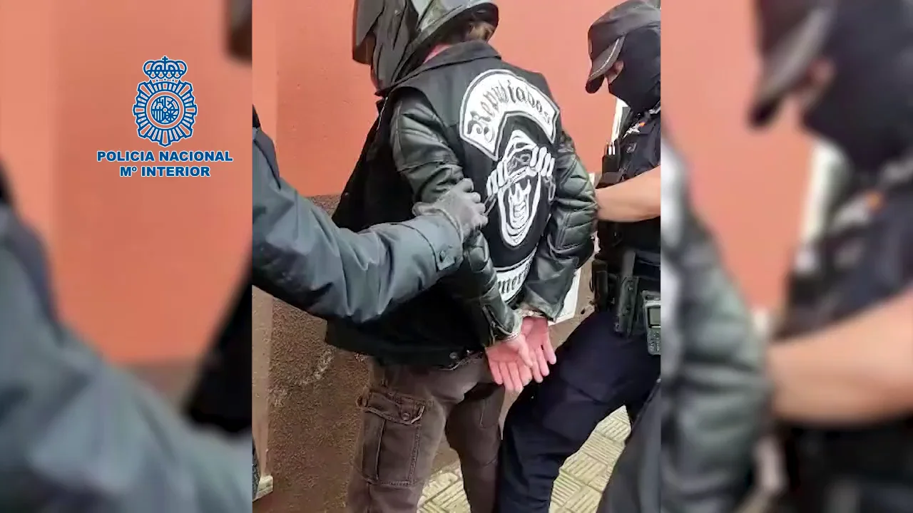 El vídeo de la detención de varios miembros de 'Hells Angels' El vídeo de la detención de varios miembros de 'Hells Angels'