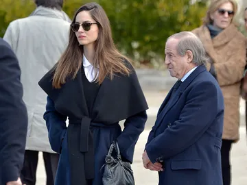 Ariadne Artiles y el periodista José María García en 2015 Ariadne Artiles y el periodista José María García en 2015