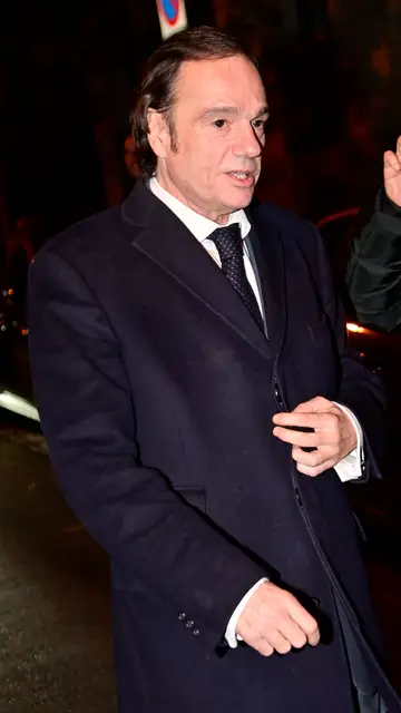 Íñigo Fernández Tapias, en el funeral de su padre Íñigo Fernández Tapias, en el funeral de su padre