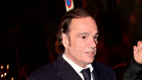 Íñigo Fernández Tapias, en el funeral de su padre Íñigo Fernández Tapias, en el funeral de su padre