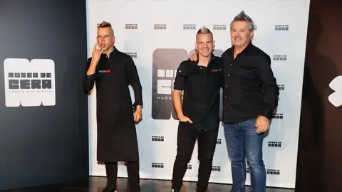 Miki Nadal y Dabiz Muñoz en el Museo de Cera Miki Nadal y Dabiz Muñoz en el Museo de Cera