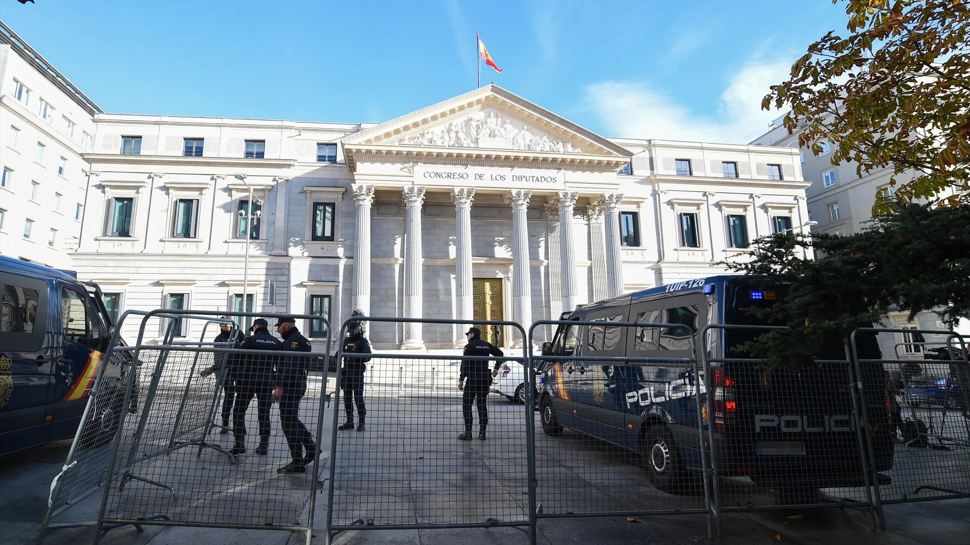 Policía Nacional controla la zona del Congreso