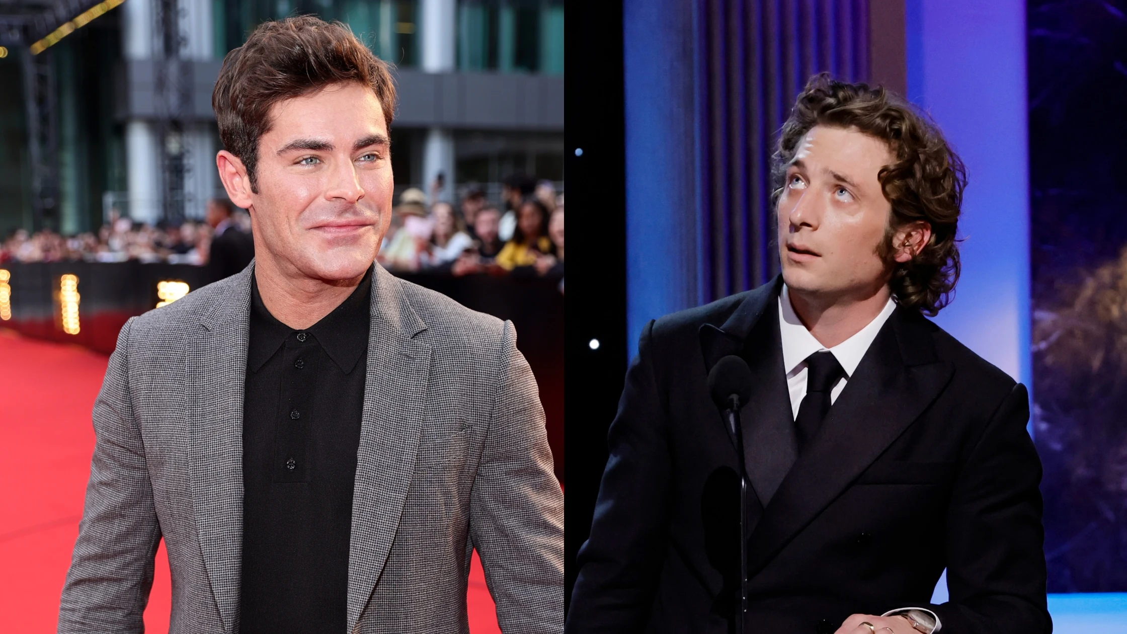 Zac Efron y Jeremy Allen White Zac Efron y Jeremy Allen White