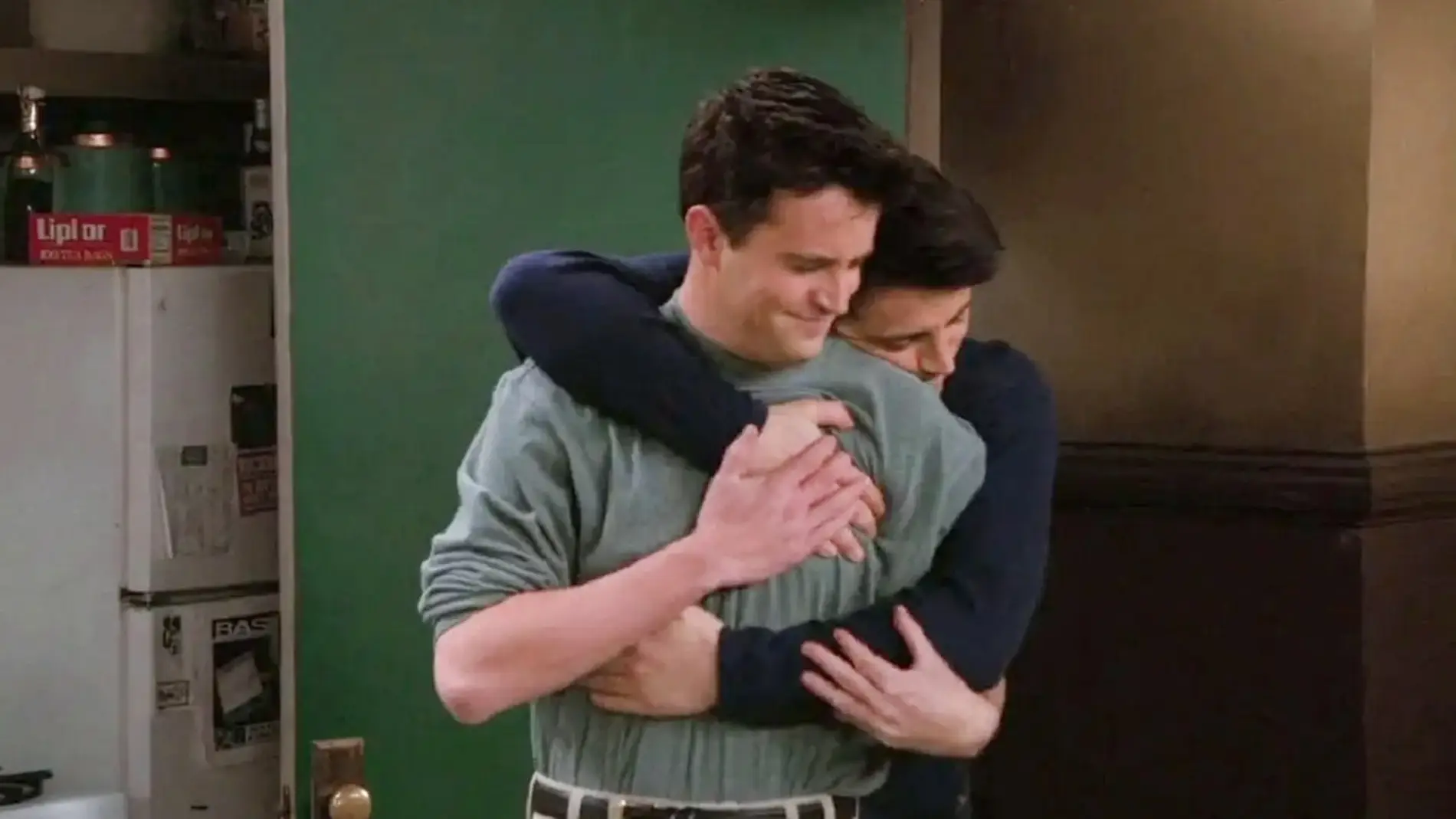 Matthew Perry Matt LeBlanc como Joey y Chandler en Friends 