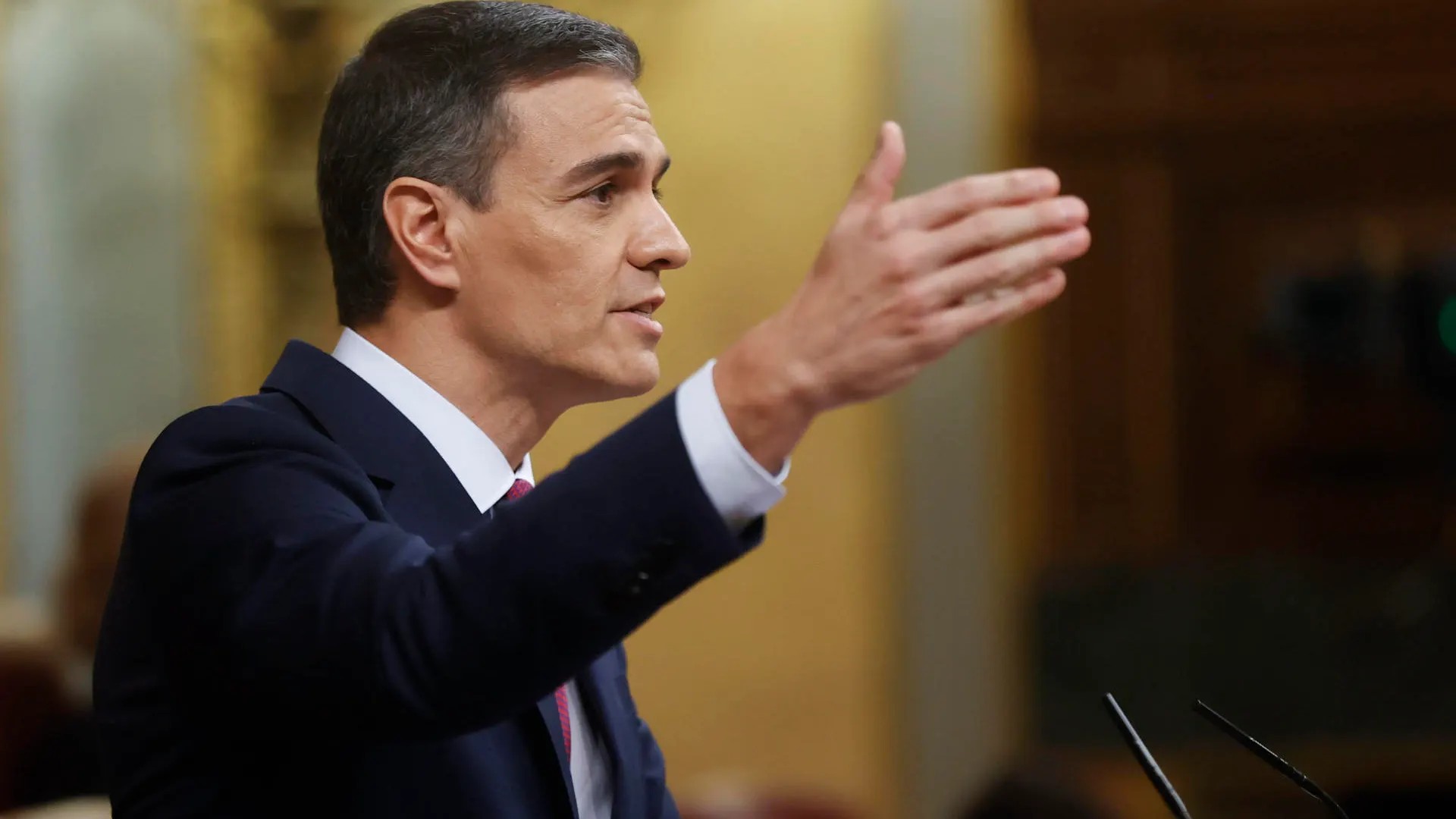 Pedro Sánchez en el debate de investidura Pedro Sánchez en el debate de investidura
