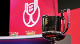 El trofeo de la Copa del Rey El trofeo de la Copa del Rey