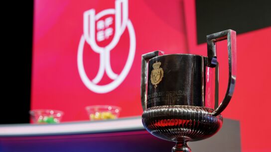 El trofeo de la Copa del Rey