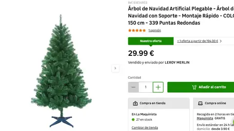 Árbol de Navidad artificial Árbol de Navidad artificial