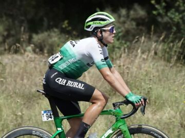 El ciclista Josu Etxeberria en una imagen subida por su equipo a redes sociales