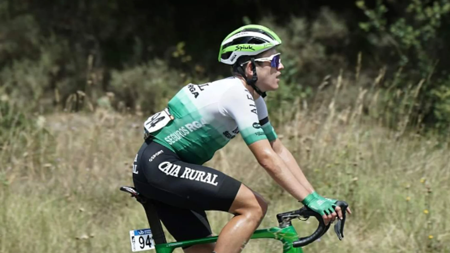 El ciclista Josu Etxeberria en una imagen subida por su equipo a redes sociales