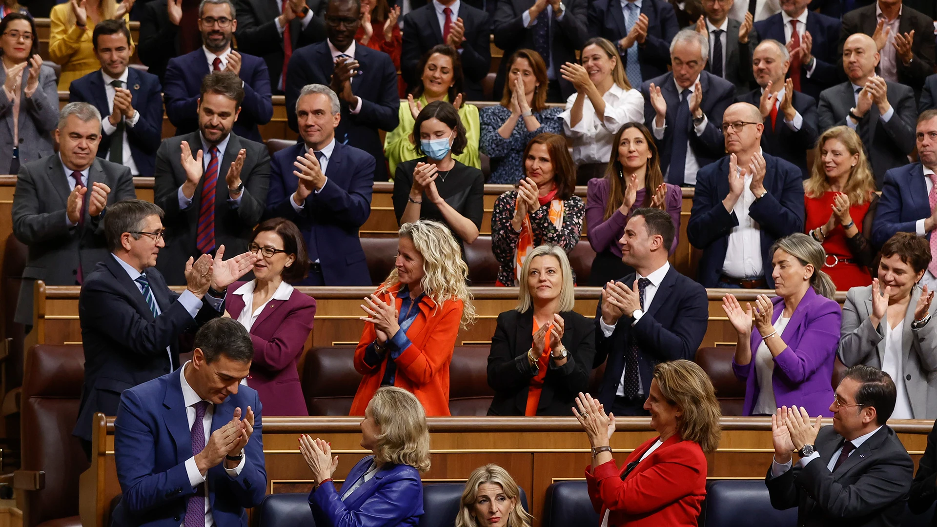Pedro S&aacute;nchez, investido presidente del Gobierno con 179 votos a favor y 171 en contra