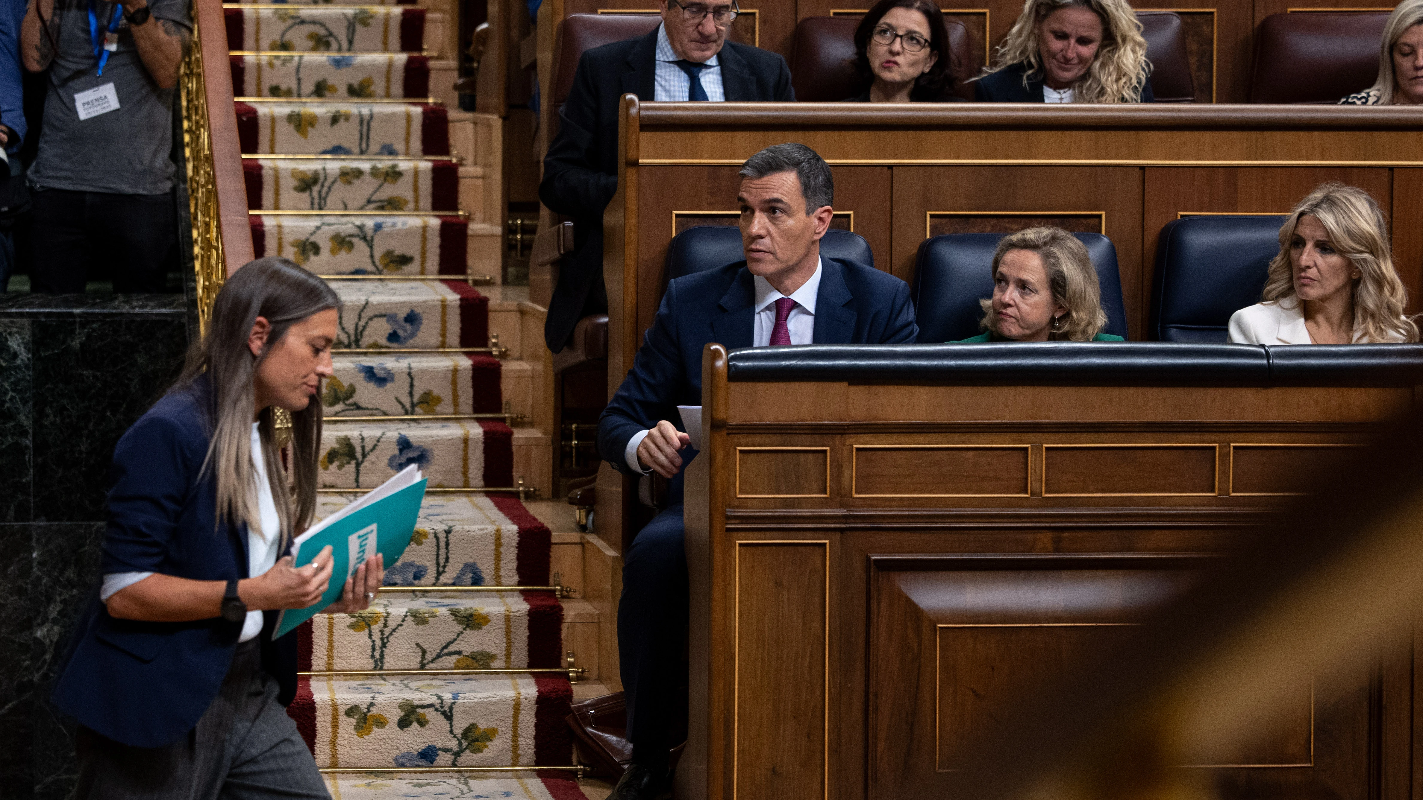 La portavoz de JxCat, Miriam Nogeras La portavoz de JxCat, Miriam Nogeras