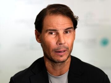 Rafa Nadal atendiendo a los medios de comunicación el miércoles 15 de noviembre