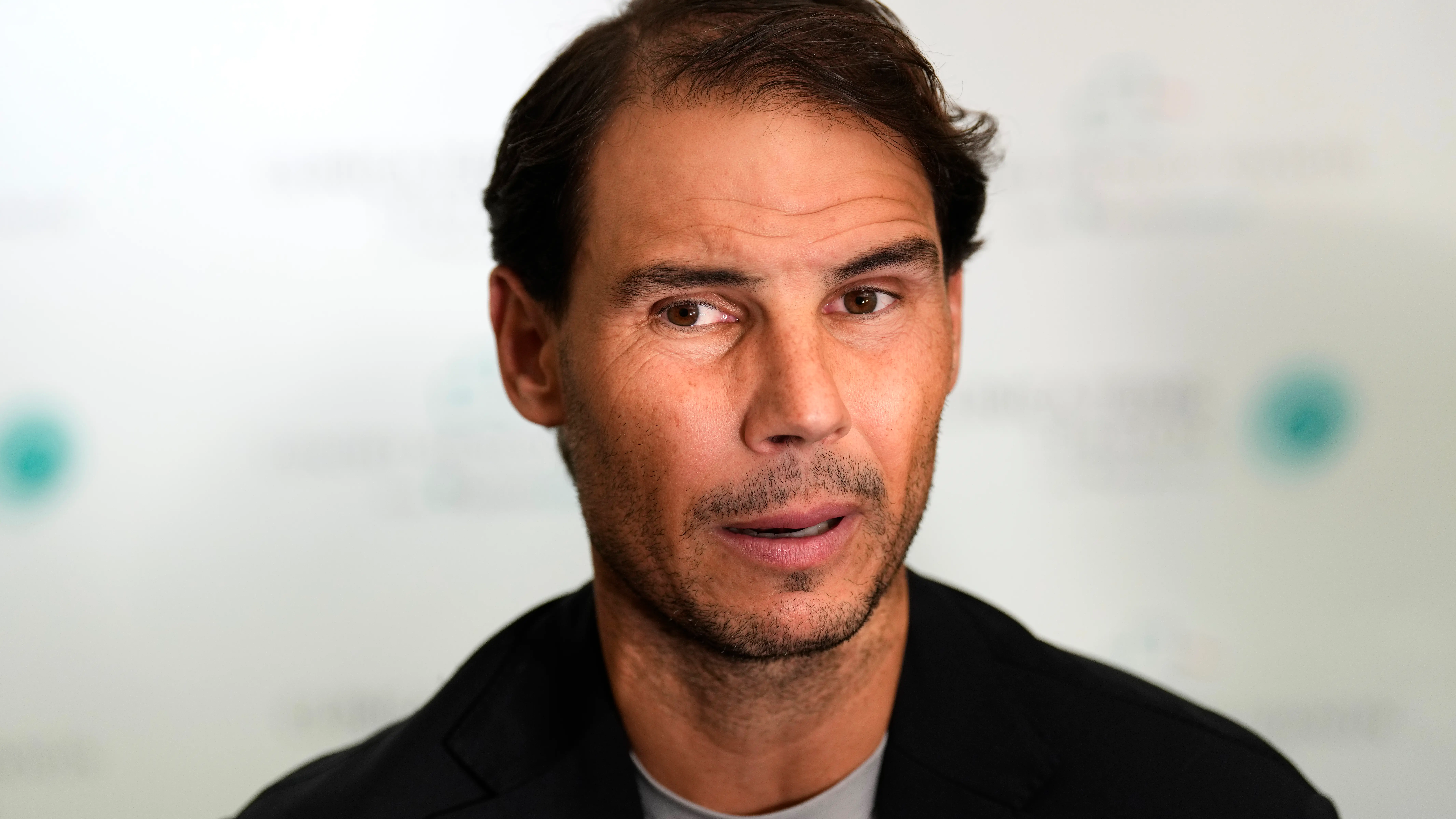 Rafa Nadal atendiendo a los medios de comunicaci&oacute;n el mi&eacute;rcoles 15 de noviembre