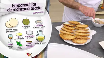 Ingredientes Empanadillas de manzana asada
