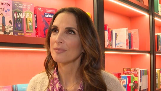 Nuria Ferg&oacute; en la presentaci&oacute;n de un libro