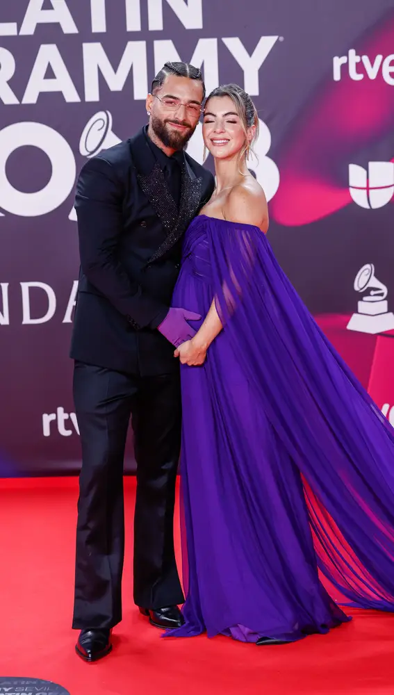 Maluma y Susana Gómez en los Latin Grammy 2023