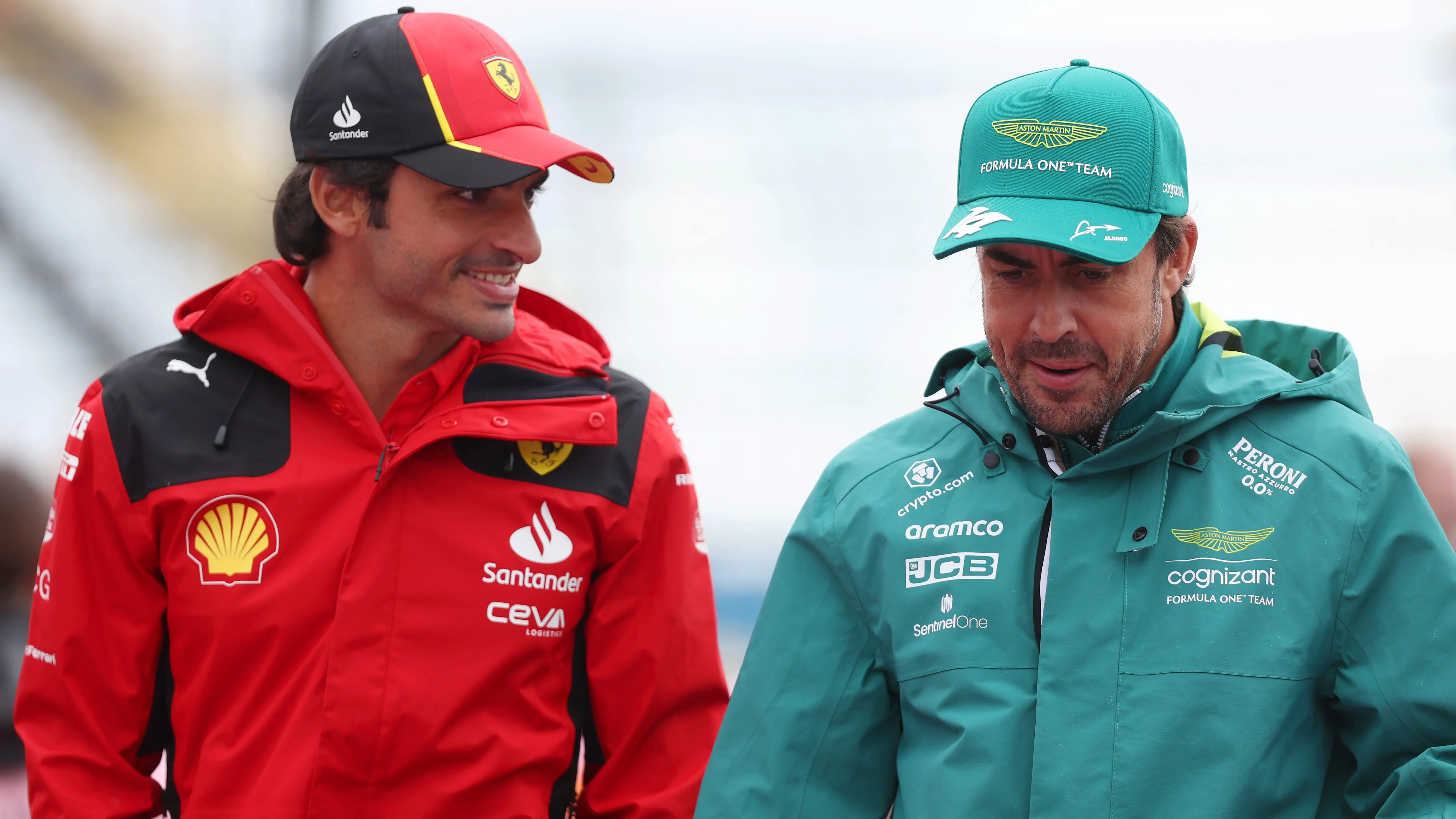 Carlos Sainz y Fernando Alonso en el GP de Países Bajos 2023 Carlos Sainz y Fernando Alonso en el GP de Países Bajos 2023