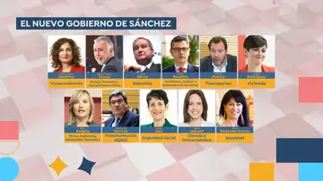 Nuevos ministros del PSOE