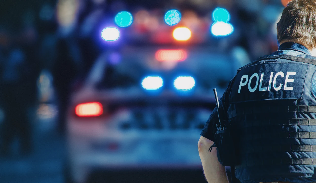 Imagen de archivo de un policía en EEUU