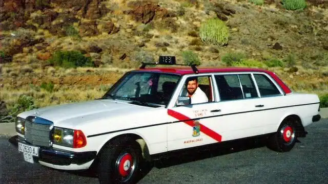 El taxi 'Dominguito' en 1988 El taxi 'Dominguito' en 1988