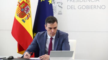 El presidente del Gobierno, Pedro Sánchez